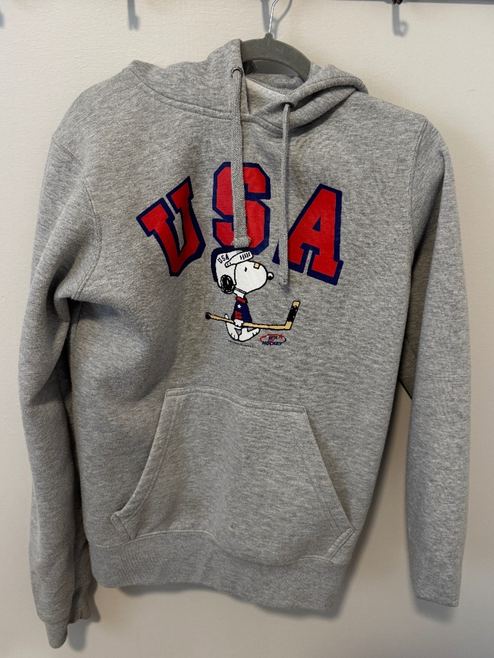 USA Hockey  X Peanuts World Famous Hockey Players Mens Medium Hoodie Sweatshirt